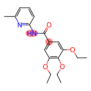 3,4,5-triethoxy-N-(6-methyl-2-pyridinyl)benzamide