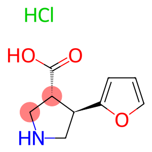 (+-)-trans-4-(2-furanyl)-pyrrolidine-3-carboxylic acid hydrochloride
