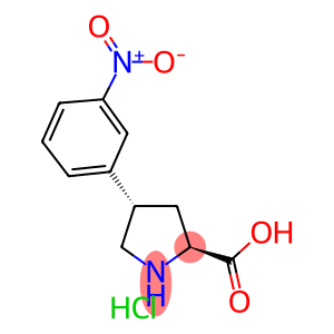 (+/-)-TRANS-4-(3-NITROPHENYL)PYRROLIDINE-3-CARBOXYLIC ACID HYDROCHLORIDE