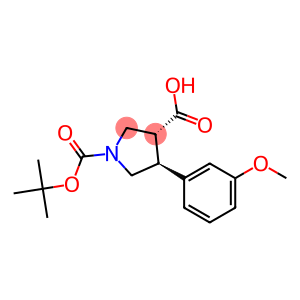 Trans-1-Boc-4-(3-Methoxyphenyl)pyrrolidine-3-carboxylic acid