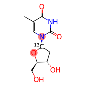THYMIDINE (DEOXYRIBOSE-1-13C)