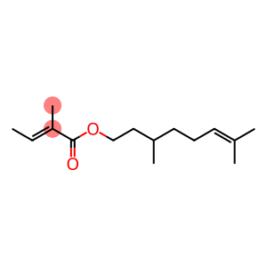 Tiglic acid citronellyl ester