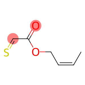 Thioxoacetic acid (Z)-2-butenyl ester
