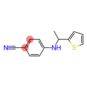 4-{[1-(thiophen-2-yl)ethyl]amino}benzonitrile