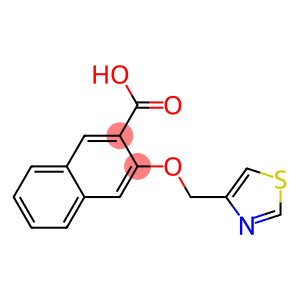 3-(1,3-thiazol-4-ylmethoxy)naphthalene-2-carboxylic acid