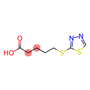 5-(1,3,4-thiadiazol-2-ylsulfanyl)pentanoic acid