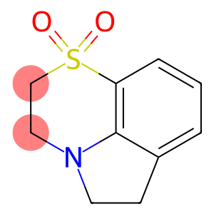 2,3,5,6-Tetrahydropyrrolo[1,2,3-de]-1,4-benzothiazine 1,1-dioxide