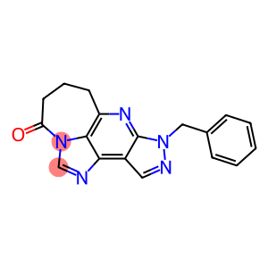 4,5,6,8-Tetrahydro-8-benzyl-1,2a,7,8,9-pentaazacyclohept[cd]-as-indacen-3-one