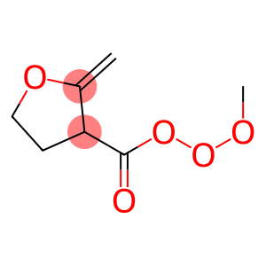 Tetrahydro-2-methylene-3-hydroperoxyfuran-3-carboxylic acid methyl ester