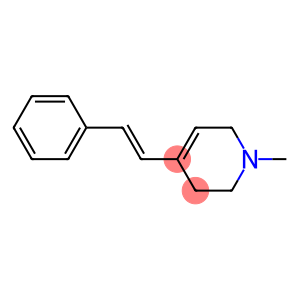 1,2,3,6-Tetrahydro-1-methyl-4-(2-phenylethenyl)pyridine