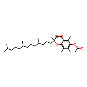 2,5,7,8-Tetramethyl-2-[(4R,8R)-4,8,12-trimethyltridecyl]chroman-6-ol acetate