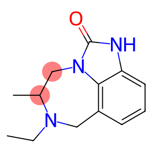 4,5,6,7-Tetrahydro-5-methyl-6-ethylimidazo[4,5,1-jk][1,4]benzodiazepin-2(1H)-one