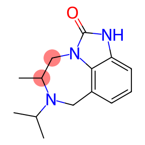 4,5,6,7-Tetrahydro-5-methyl-6-isopropylimidazo[4,5,1-jk][1,4]benzodiazepin-2(1H)-one
