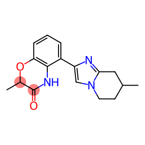 5-[(5,6,7,8-Tetrahydro-7-methylimidazo[1,2-a]pyridin)-2-yl]-2-methyl-2H-1,4-benzoxazin-3(4H)-one