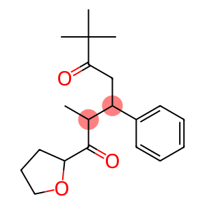 1-[(Tetrahydrofuran)-2-yl]-2,6,6-trimethyl-3-phenyl-1,5-heptanedione