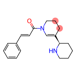 1,2,3,4-Tetrahydro-1-[(E)-1-oxo-3-phenyl-2-propenyl]-5-[(R)-2-piperidinyl]pyridine