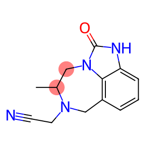 4,5,6,7-Tetrahydro-5-methyl-6-cyanomethylimidazo[4,5,1-jk][1,4]benzodiazepin-2(1H)-one