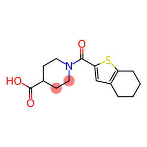 1-(4,5,6,7-tetrahydro-1-benzothiophen-2-ylcarbonyl)piperidine-4-carboxylic acid