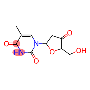 1-(TETRAHYDRO-5-(HYDROXYMETHYL)-4-OXOFURAN-2-YL)-5-METHYLPYRIMIDINE-2,4(1H,3H)-DIONE