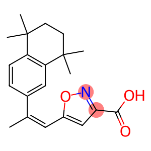 5-(2-(5,6,7,8-tetrahydro-5,5,8,8-tetramethyl-2-naphthalenyl)-1-propenyl)-3-isoxazolecarboxylic acid