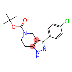 TERT-BUTYL 3-(4-CHLOROPHENYL)-6,7-DIHYDRO-1H-PYRAZOLO[4,3-C]PYRIDINE-5(4H)-CARBOXYLATE