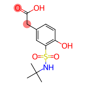 {3-[(tert-butylamino)sulfonyl]-4-hydroxyphenyl}acetic acid