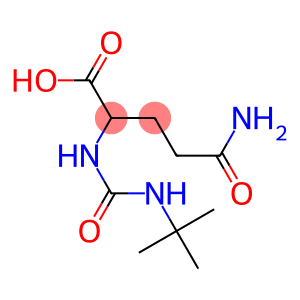 2-[(tert-butylcarbamoyl)amino]-4-carbamoylbutanoic acid