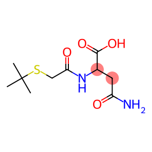 2-[2-(tert-butylsulfanyl)acetamido]-3-carbamoylpropanoic acid