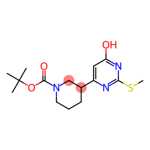 tert-butyl 3-[6-hydroxy-2-(methylsulfanyl)pyrimidin-4-yl]piperidine-1-carboxylate