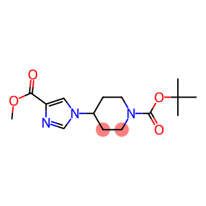 tert-butyl 4-[4-(methoxycarbonyl)-1H-imidazol-1-yl]piperidine-1-carboxylate