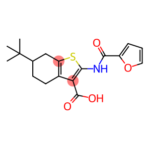 6-tert-butyl-2-(2-furoylamino)-4,5,6,7-tetrahydro-1-benzothiophene-3-carboxylic acid