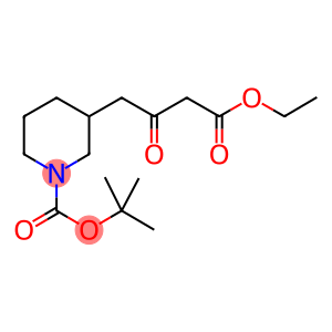 TERT-BUTYL 3-(3-(ETHOXYCARBONYL)-2-OXOPROPYL)PIPERIDINE-1-CARBOXYLATE