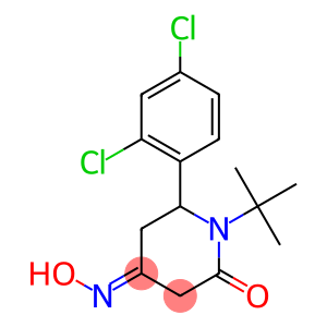 1-(tert-butyl)-6-(2,4-dichlorophenyl)dihydro-2,4(1H,3H)-pyridinedione 4-oxime