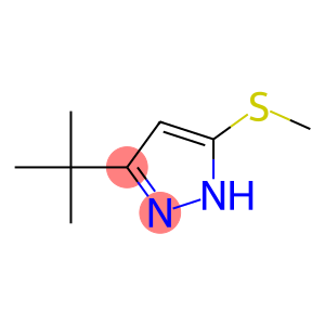 3-(tert-butyl)-5-(methylthio)-1H-pyrazole