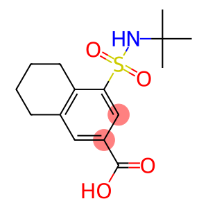4-[(tert-butylamino)sulfonyl]-5,6,7,8-tetrahydronaphthalene-2-carboxylic acid