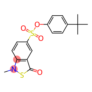 4-(tert-butyl)phenyl 1-methyl-3-oxo-1,3-dihydrobenzo[c]isothiazole-5-sulfonate
