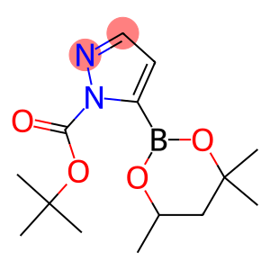 tert-Butyl 5-(4,4,6-trimethyl-1,3,2-dioxaborinan-2-yl)-1H-pyrazole-1-carboxylate
