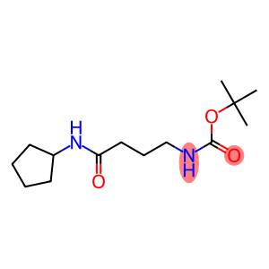 tert-butyl 4-(cyclopentylamino)-4-oxobutylcarbamate