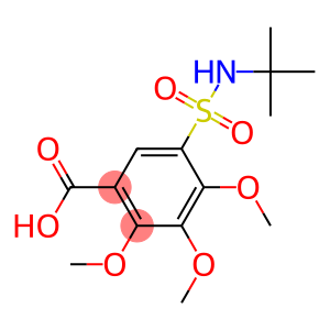 5-[(tert-butylamino)sulfonyl]-2,3,4-trimethoxybenzoic acid