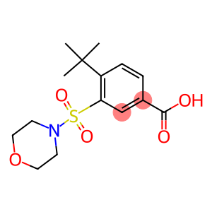4-tert-butyl-3-(morpholin-4-ylsulfonyl)benzoic acid