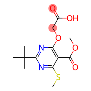 [2-tert-Butyl-5-methoxycarbonyl-6-methylthio-4-pyrimidinyloxy]acetic acid