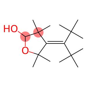4-(1-tert-Butyl-2,2-dimethylpropylidene)-3,3,5,5-tetramethyltetrahydrofuran-2-ol