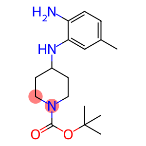 tert-Butyl 4-[(2-amino-5-methylphenyl)amino]piperidine-1-carboxylate, 2-{[1-tert-Butoxycarbonyl)piperidin-4-yl]amino}-4-methylaniline