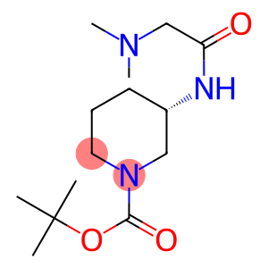 tert-Butyl (3S)-3-[2-(Dimethylamino)(acetylamino)]piperidine-1-carboxylate, (3S)-1-(tert-Butoxycarbonyl)-3-[2-(dimethylamino)acetamido]piperidine
