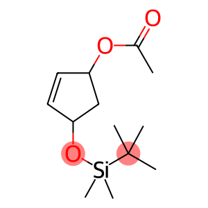 1-(T-BUTYLDIMETHYLSILYLOXY)-4-ACETOXYCYCLOPENT-2-ENE