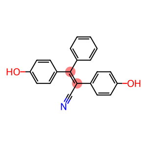 (Z)-3-Phenyl-2,3-bis(4-hydroxyphenyl)propenenitrile