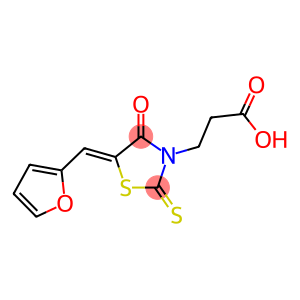 3-[(5Z)-5-(2-FURYLMETHYLENE)-4-OXO-2-THIOXO-1,3-THIAZOLIDIN-3-YL]PROPANOIC ACID