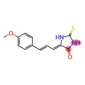 5-[(Z,2E)-3-(4-methoxyphenyl)-2-propenylidene]-2-thioxodihydro-1H-imidazol-4-one