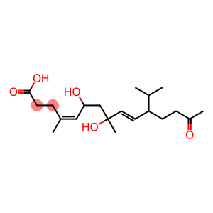 (4Z,9E)-6,8-Dihydroxy-4,8-dimethyl-11-(1-methylethyl)-14-oxopentadeca-4,9-dienoic acid