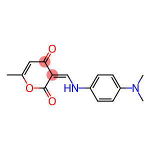 3-{(Z)-[4-(Dimethylamino)anilino]methylidene}-6-methyl-2H-pyran-2,4-dione